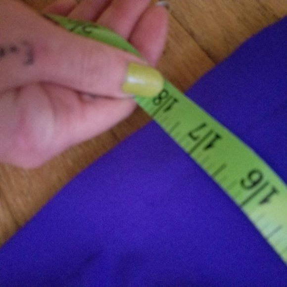 Vintage Blue Pleated School Girl Skater Mini Skirt - Picture 8 of 10